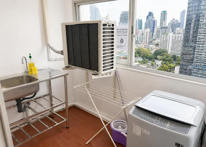 Apartamento New 1br King Bed Near Bts Nightlife Area *